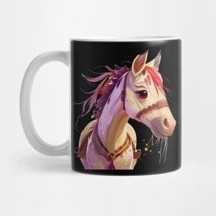 Colorful Fjord Horse Artwork 26 Mug